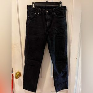 H&M black straight leg jeans
